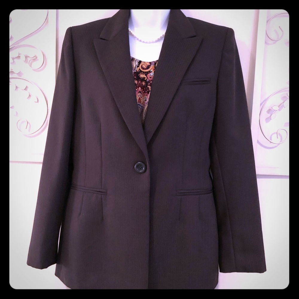 Anne Klein Brown Suit Blazer